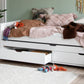 Deluxe - Pull out bed - 90x190 cm - White