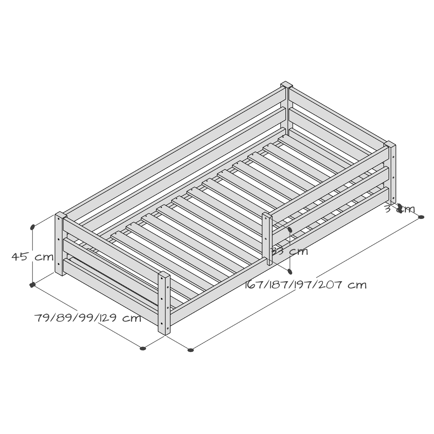 LILY | Kids' Floor Bed