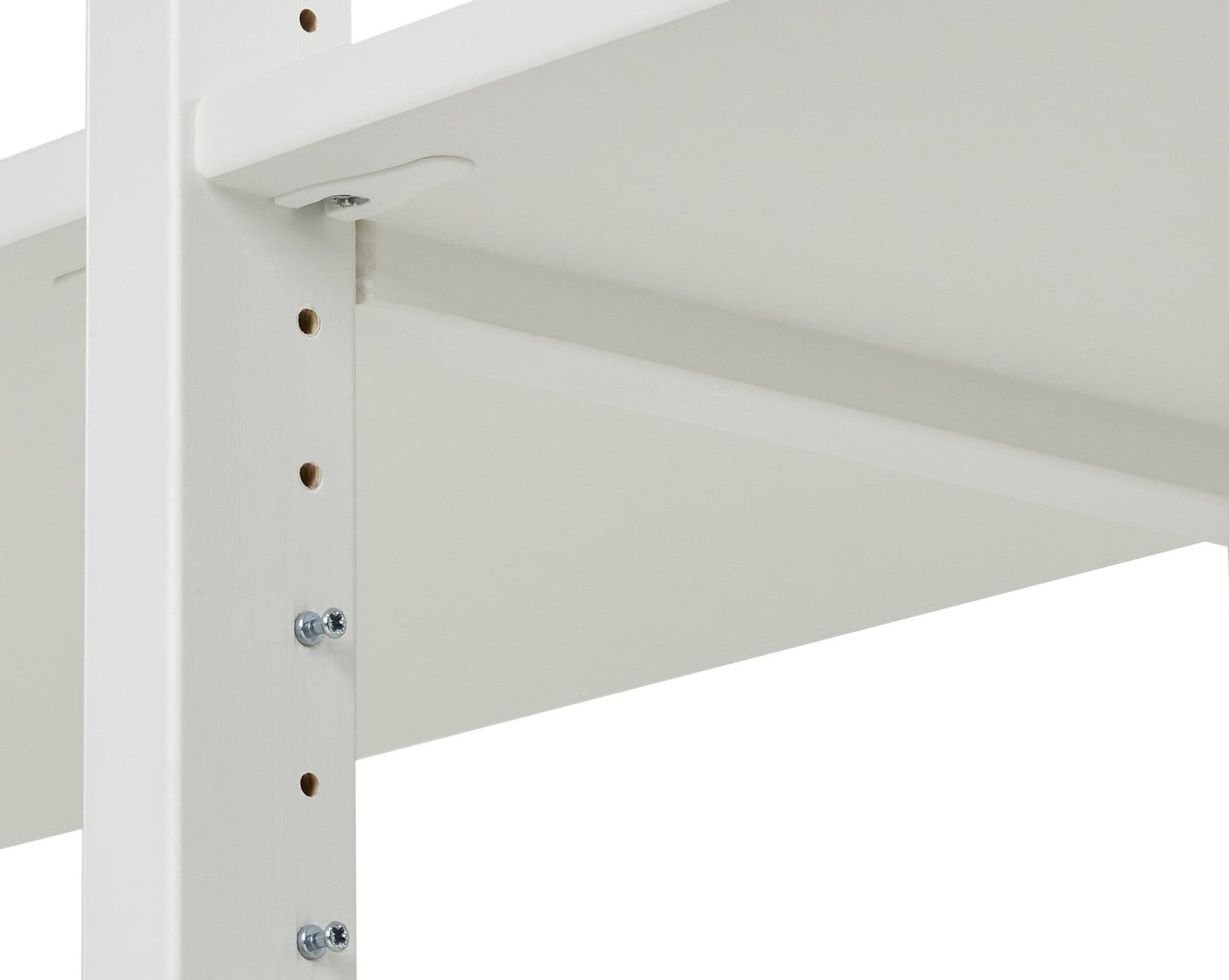 Storey - Half section with 4 shelves - 100 cm - White