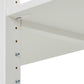 Storey - Shelf with 2 sections, 4 shelves, bed 90x200 cm and desk - 100 cm - White