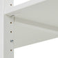 Этаж - Стеллаж с 2 секциями, 8 полок и кровать 70x160 см - 80 см - Белый
