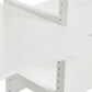 Storey - Shelf with 3 sections, 14 shelves and desk - 80 cm - White