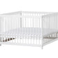 IDA-MARIE - Mattress with flax felt for playpen - White cover