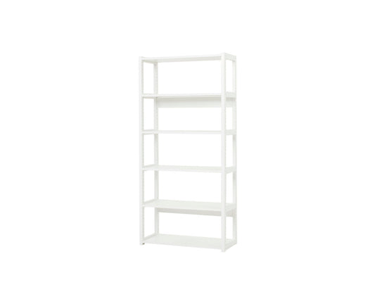 Storey - Shelf with 1 section and 6 shelves - 80 cm - White