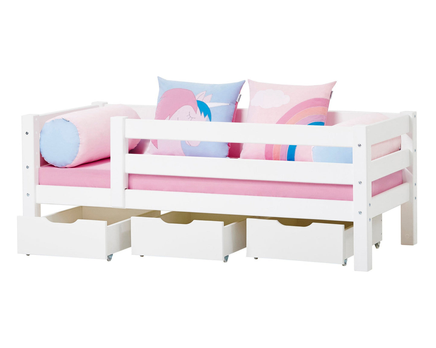 Drawer on wheels - white