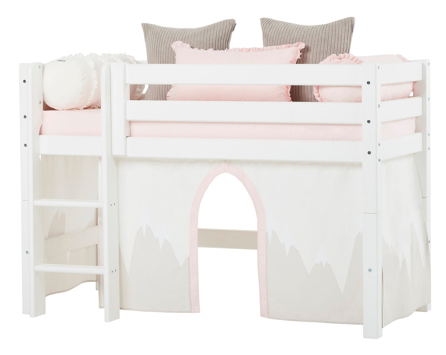 ECO Luxury - Half high bed - 70x160 cm - white