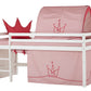 Princess - Curtain for half-high and bunk bed - 90x200 cm