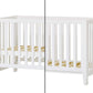 ANTON - Baby bed / bench - 60x120cm - white