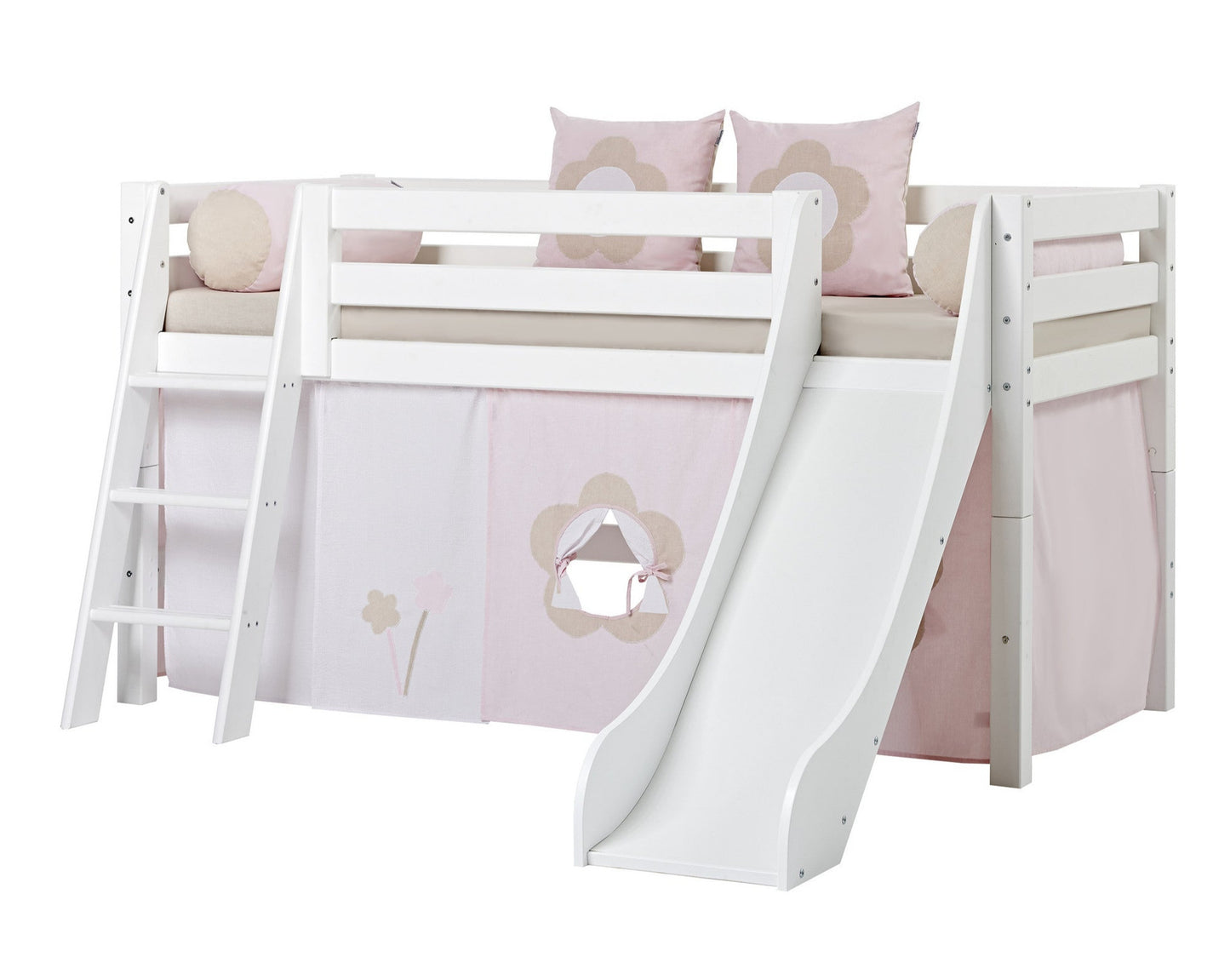 Fairytale Flower - Curtain for half-high and bunk bed - 90x200 cm