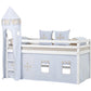 Fairytale Knight - Tower for half high bed - 185x45 cm