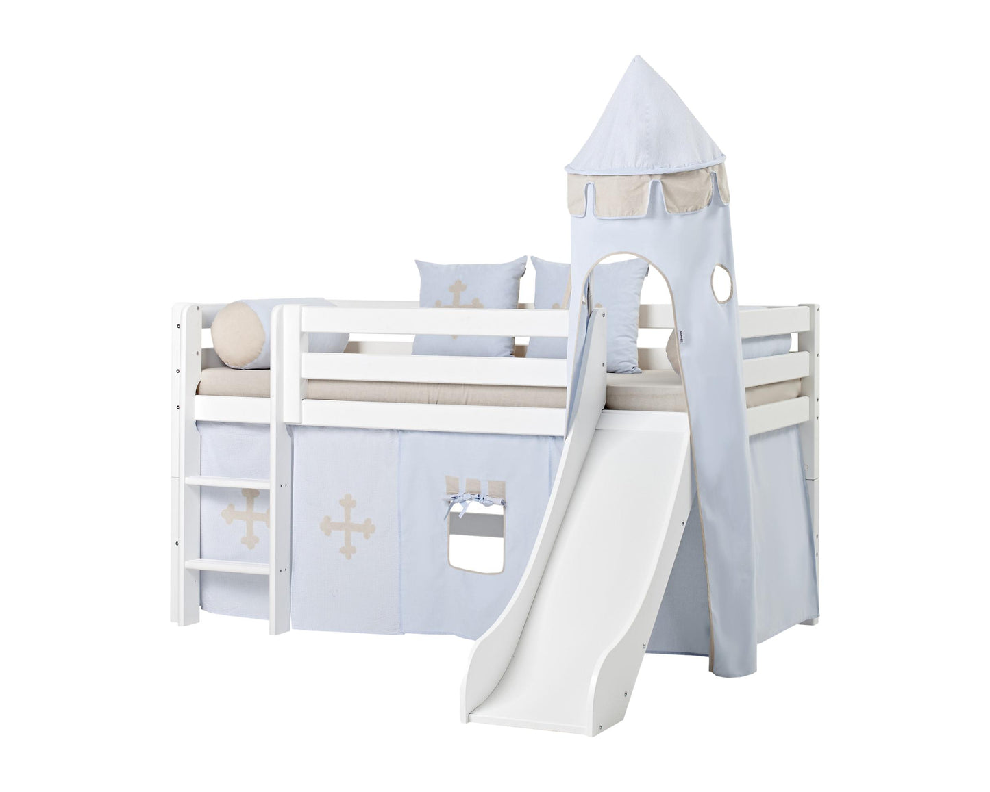 Fairytale Knight - Tower for half high bed - 185x45 cm