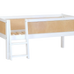 Jerwen - Kompaktne voodi turvatõkke ja redeliga - 70x160 cm