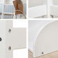 ECO Luxury - Poolkõrge voodi kaldredeli ja liumäega - 70x160 cm - valge