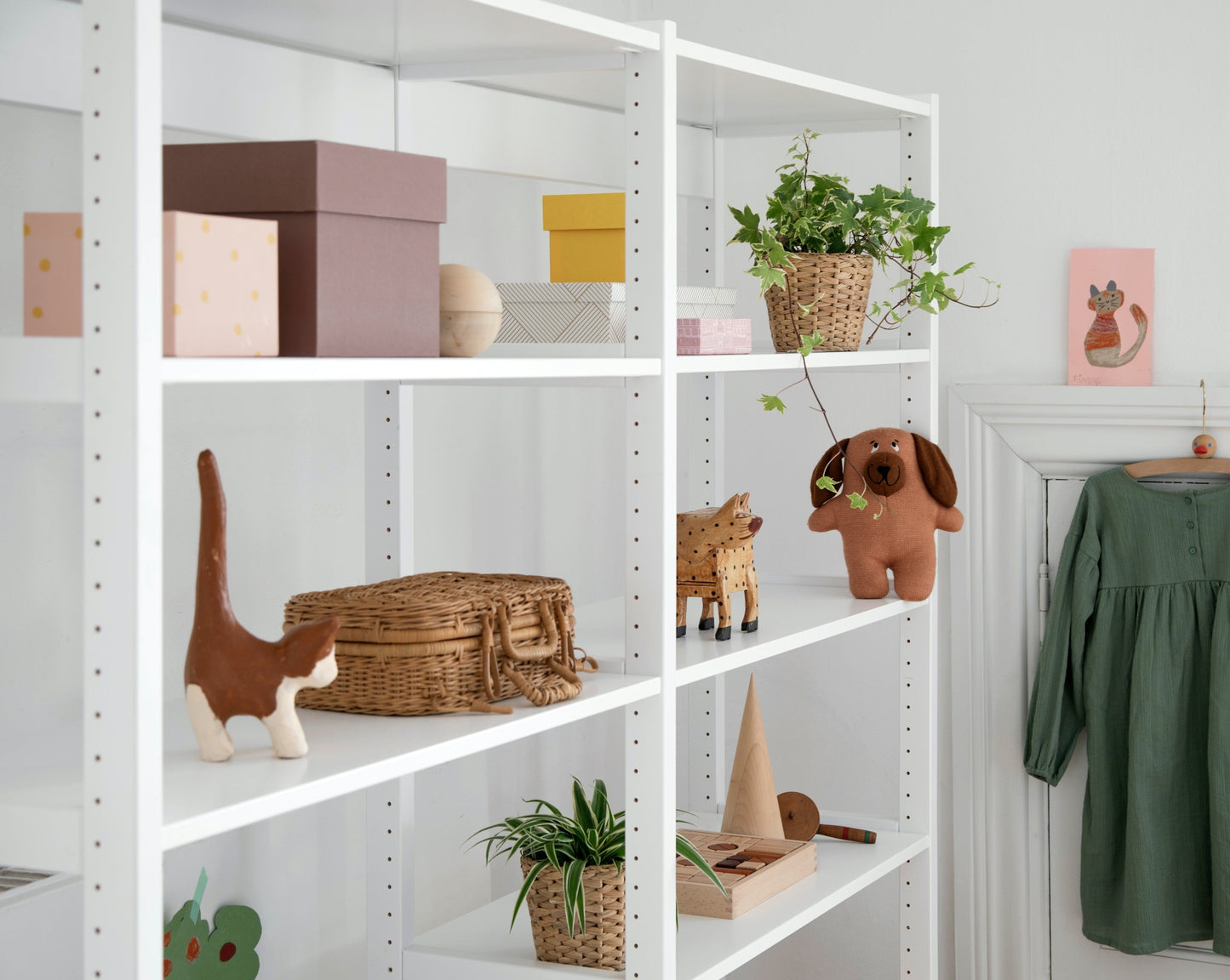 Storey - Set with 2 shelves - 100 cm - White