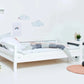 ECO Luxury - Junior bed with backrest - 120x200cm - white