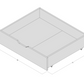 Jerwen - Bed drawer - 90x75x21 cm