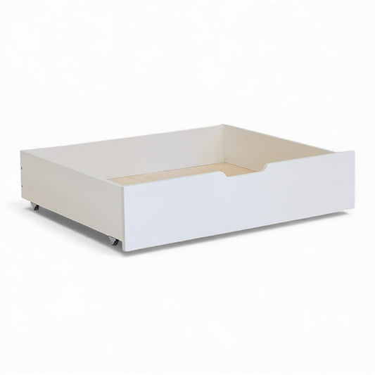 Jerwen - Bed drawer - 90x75x21 cm, convenient storage solution with wheels for easy movement.