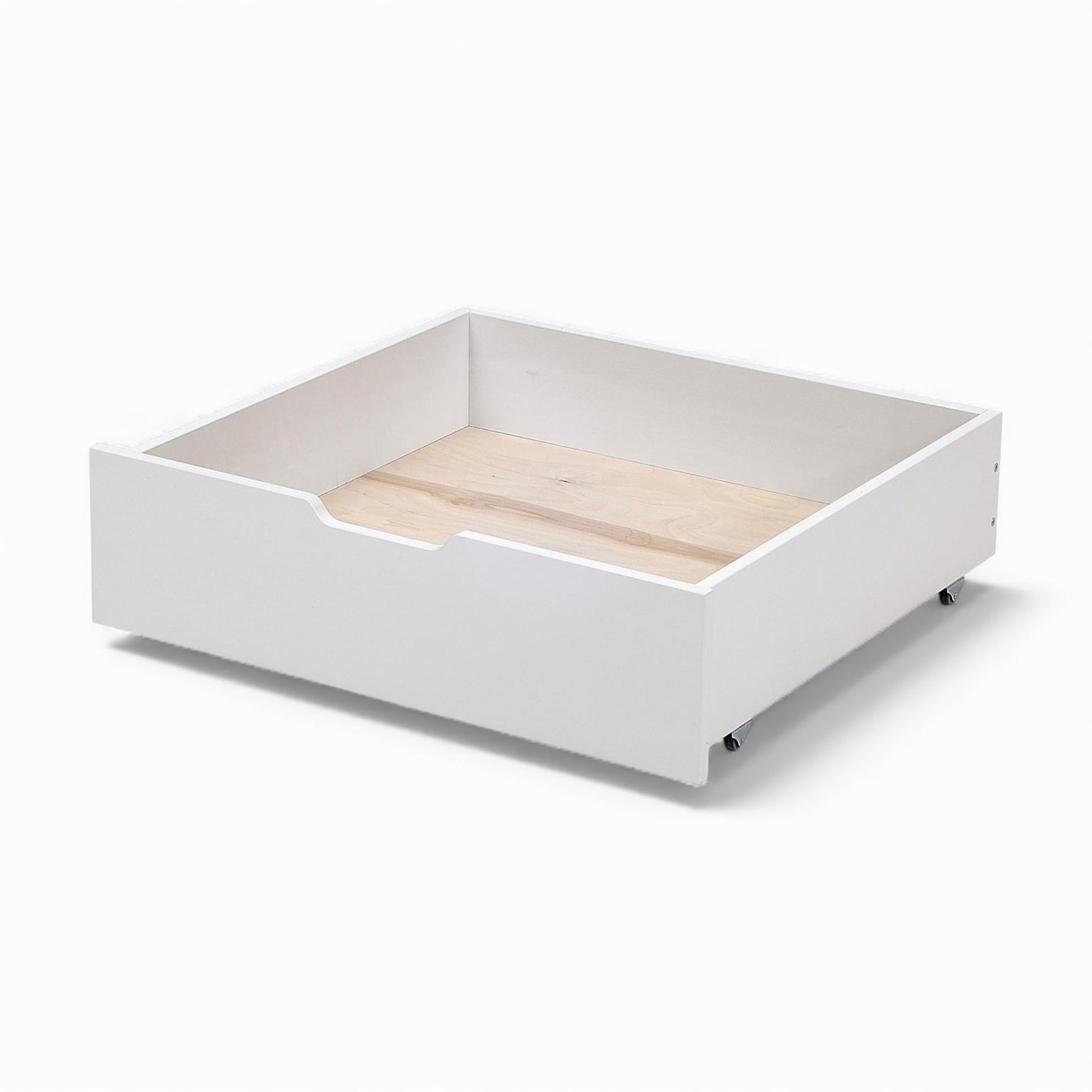 Jerwen - Bed drawer - 75x70x21 cm with rubber-coated wheels for convenient storage solution.