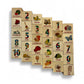 Wooden letter blocks - german alphabet - 30 pcs