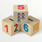 Wooden blocks with numbers - 12 pcs