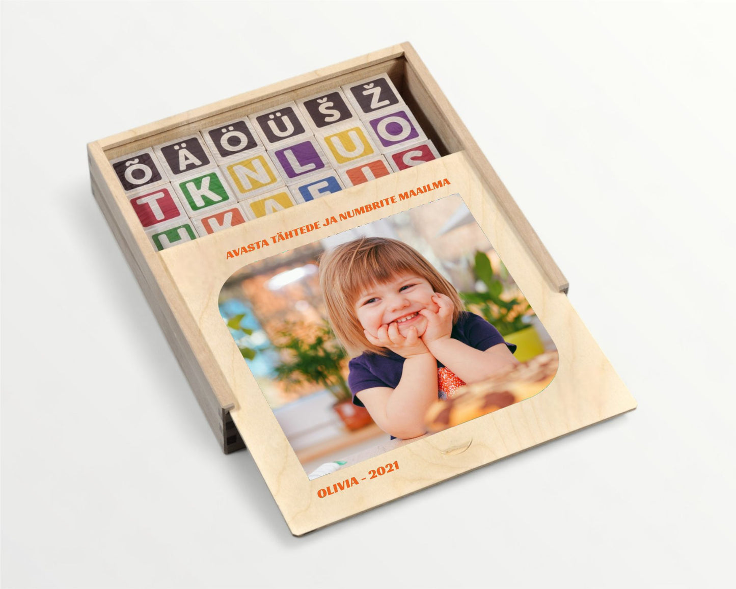 ABC-123 Wooden blocks - 36 pcs