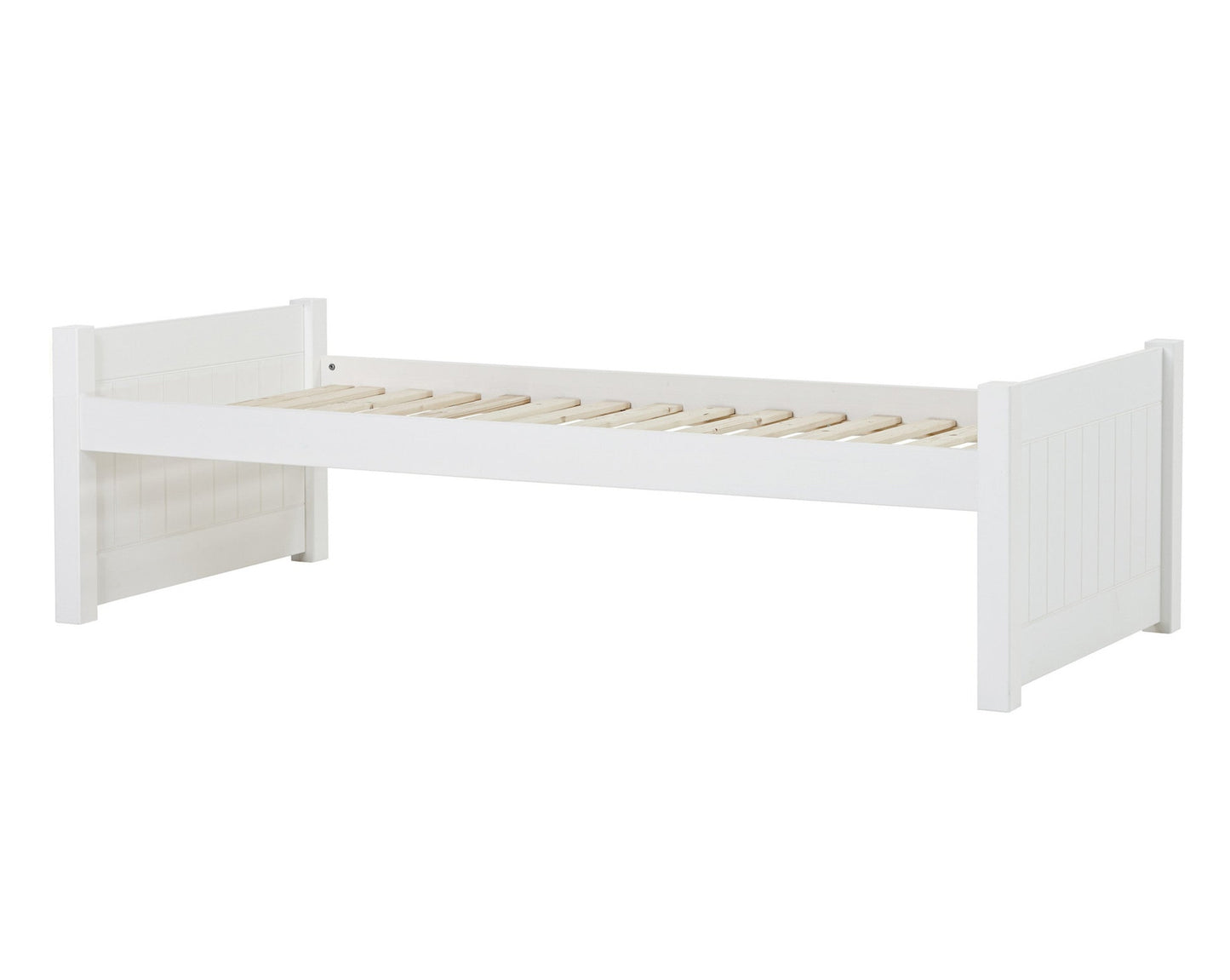 Noah Deluxe - Bed with 2 medium bed ends - 90x200 cm - White