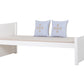 Noah Deluxe - Bed with 1 high and1 medium bed end - 90x200 cm - White