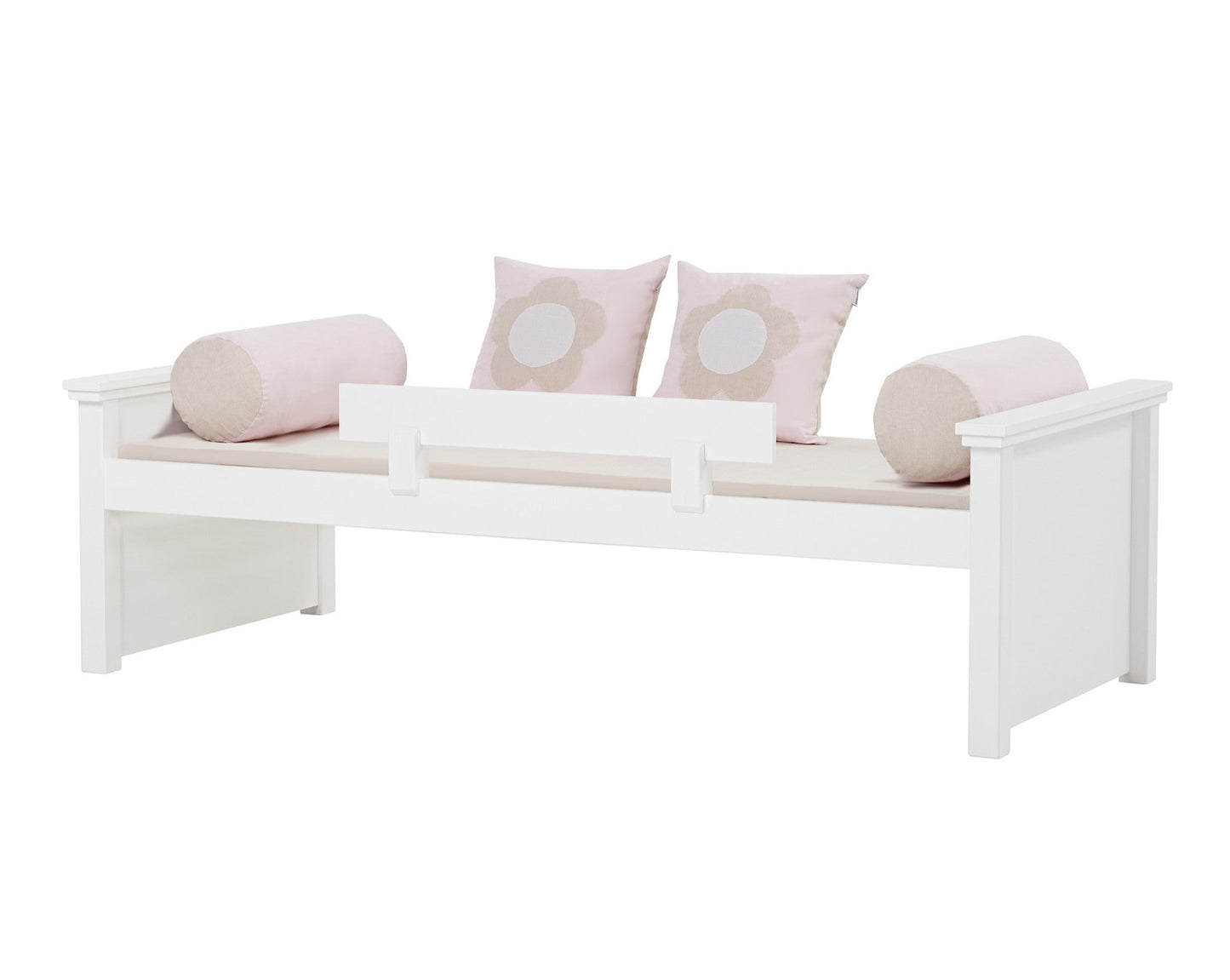 Maja Deluxe - Bed with 2 medium bed ends - 90x200 cm - White