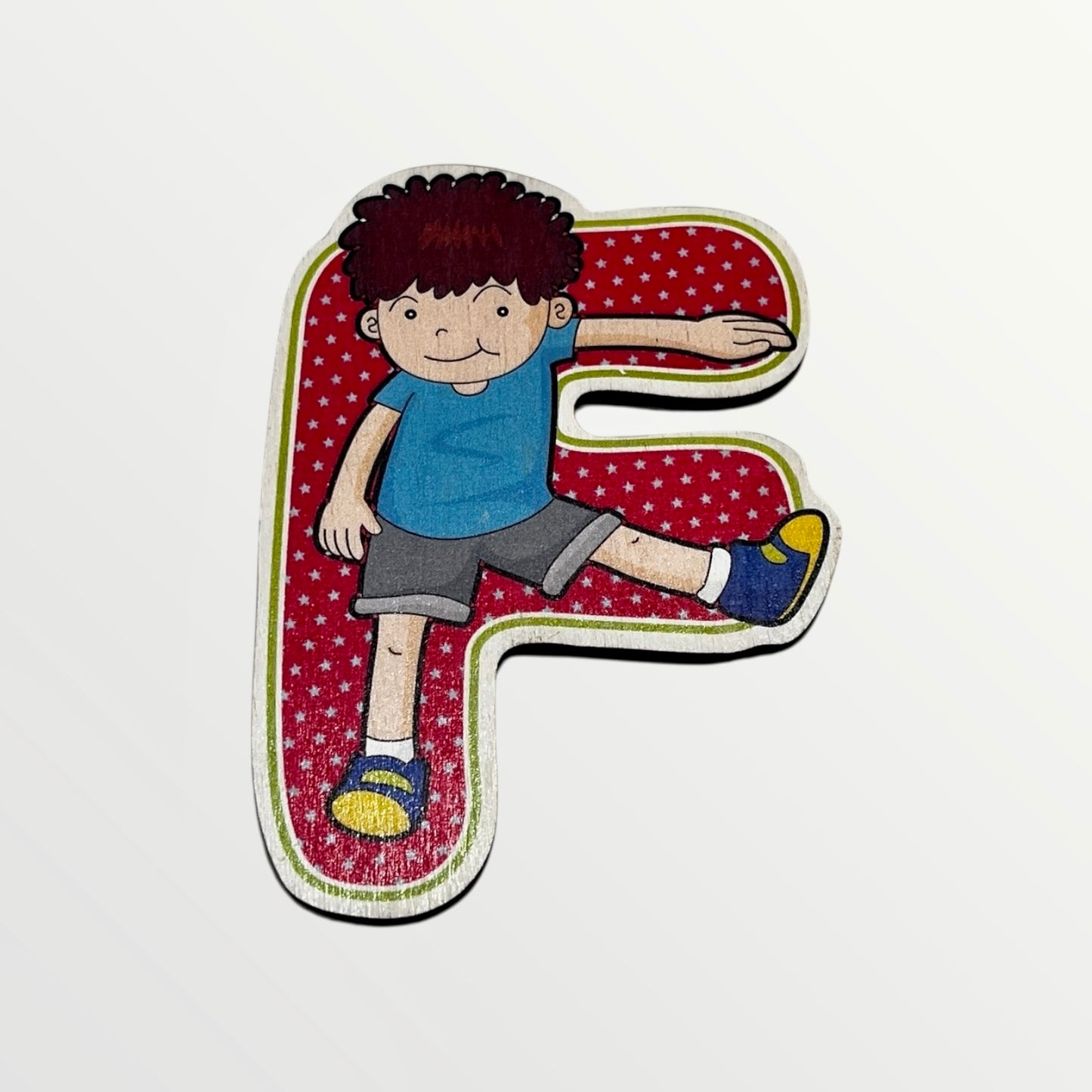 Træbogstav - Glade børn