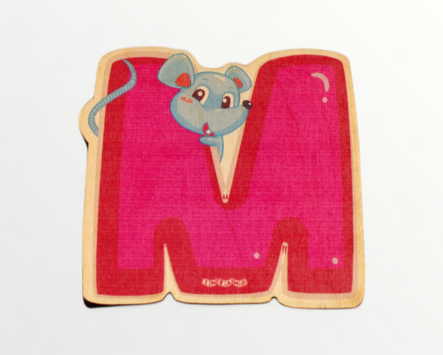 Träbokstav - Skogsvänner