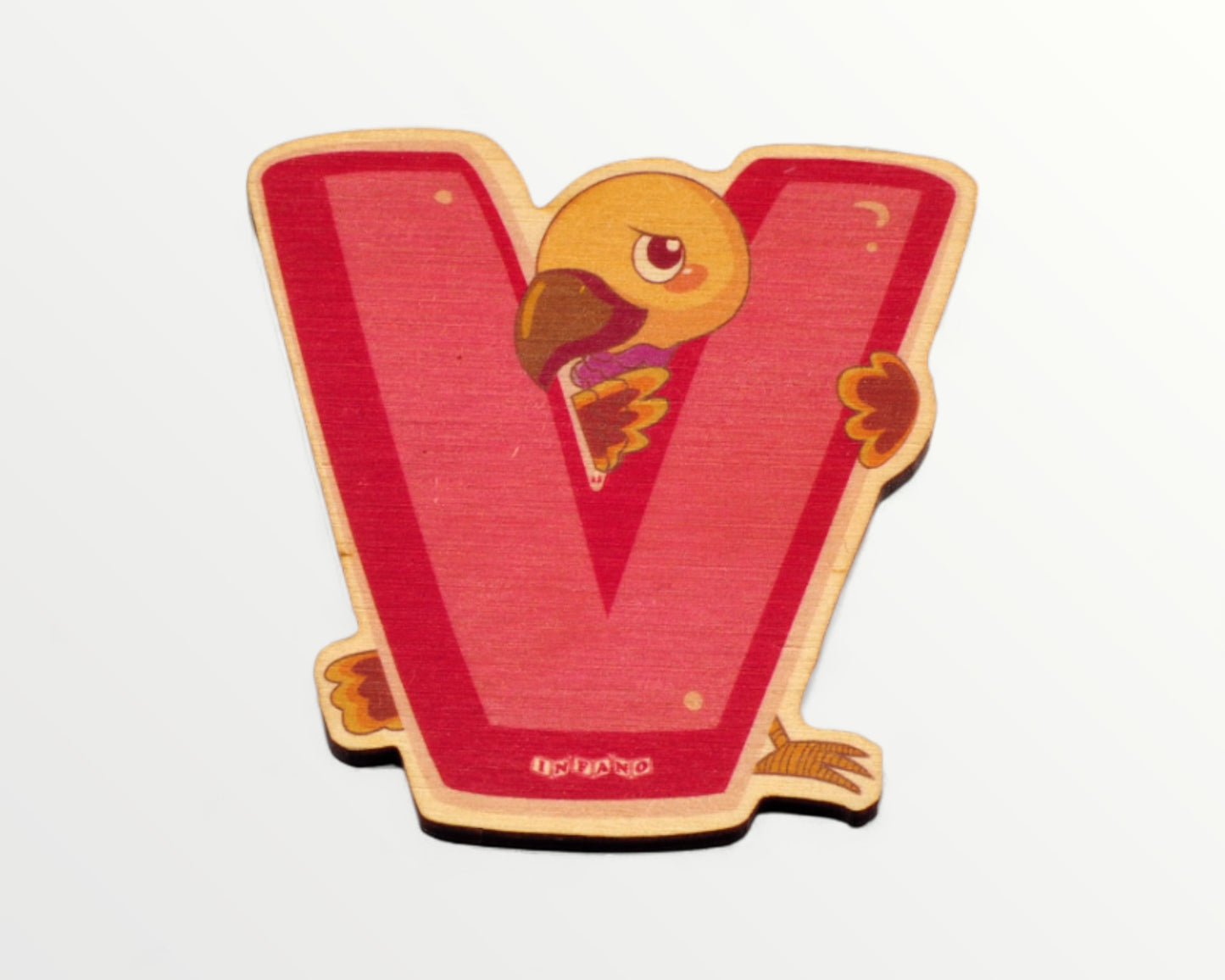 Träbokstav - Skogsvänner