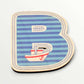 Wooden letter - Blue harbour