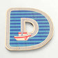 Wooden letter - Blue harbour