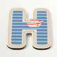 Wooden letter - Blue harbour