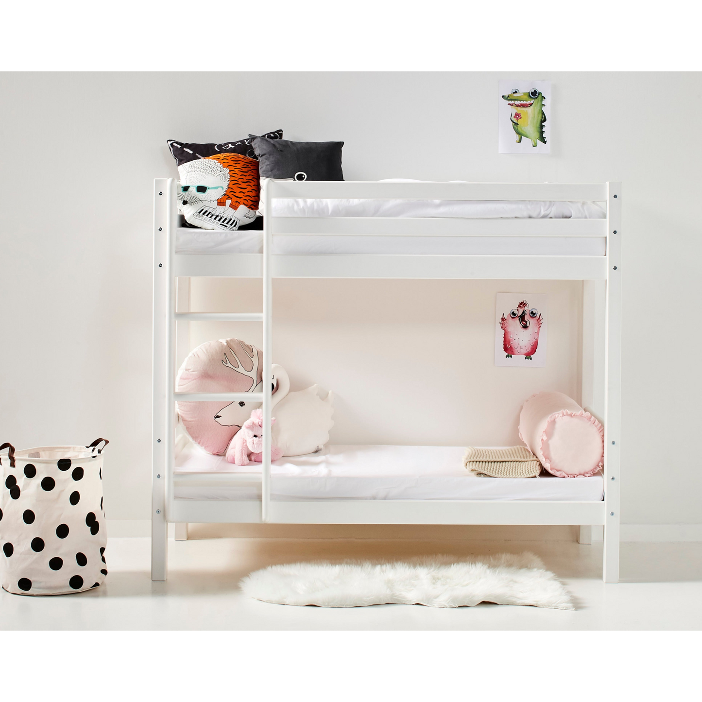 ECO Dream - Våningssäng odelbar - 70x160cm - Vit