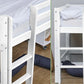 ECO Dream - Полувысокая кровать со столом и ящиком - 90x200см - Белый