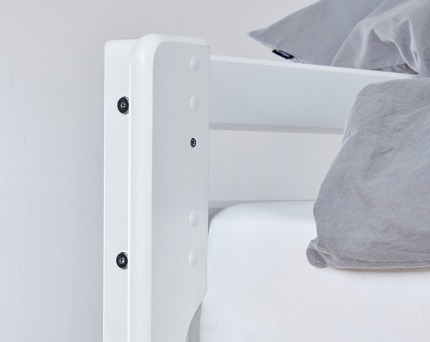 Eco Dream - Высокая спальная кровать с письменным столом - 90x200 см - Белый
