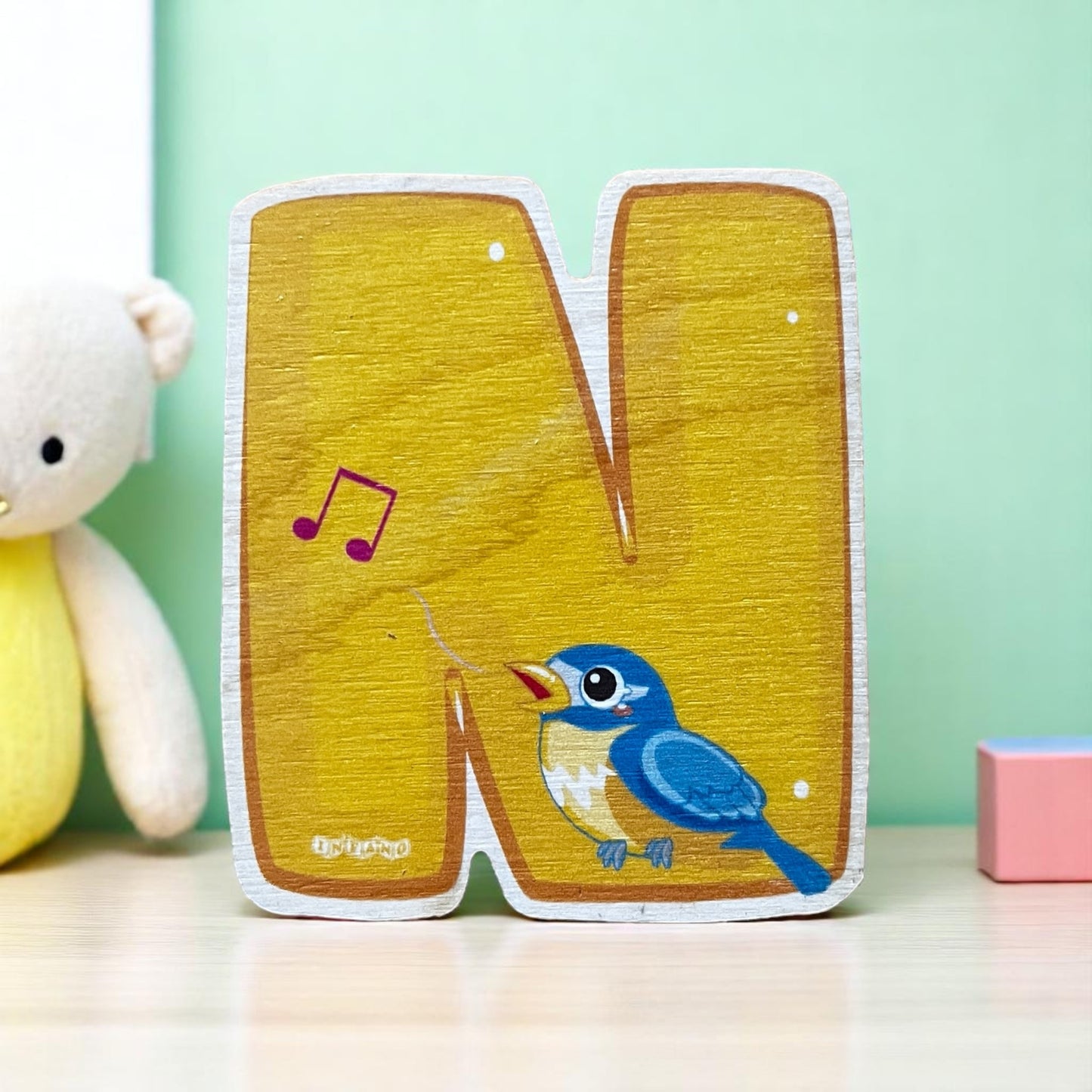 Träbokstav - Skogsvänner