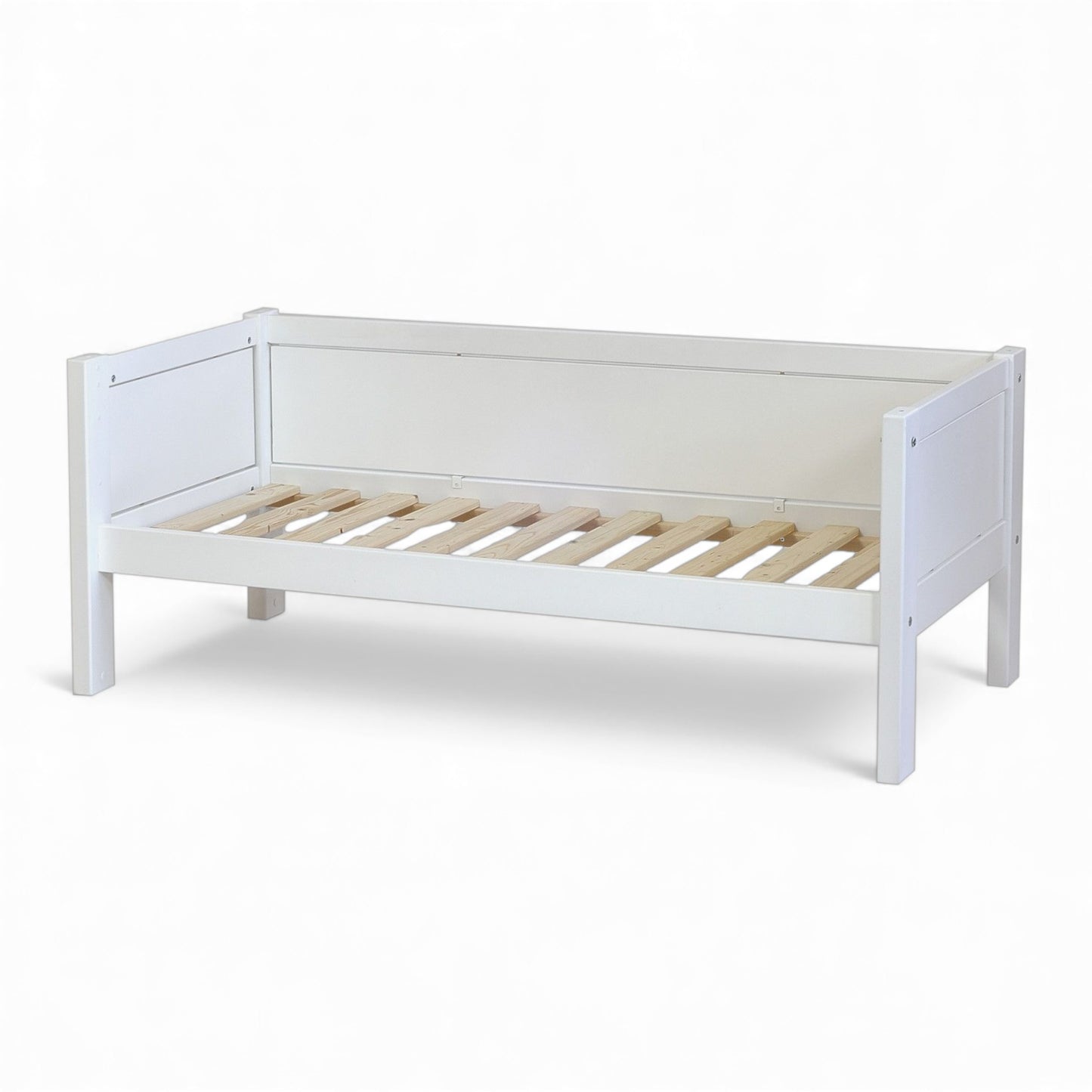 Junior bed - 70x160 cm by Jerwen, featuring a simple wooden design and slatted base for children.