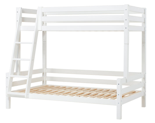 ECO Luxury - Семейная высокая двухъярусная кровать - 120x200 см - Белый