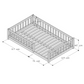 Rose | Floor Bed | Montessori Bed with Safety Rails | 120x200 cm dimensions diagram