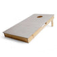 Cornhole Board - 120x60 cm, slanted wooden game board with hole for tossing bags.