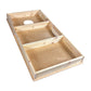 Cornhole Board - 120x60 cm wooden structure designed for tossing bags onto the slanted surface.