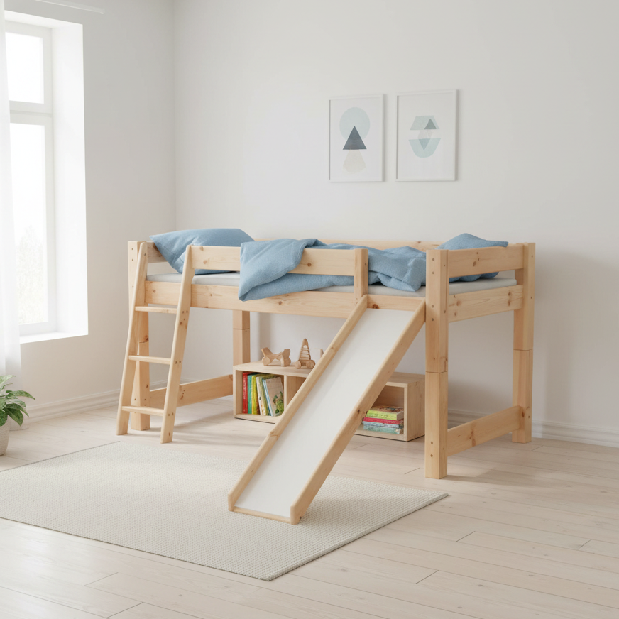 Lahe halfhigh bed lifestyle image without children