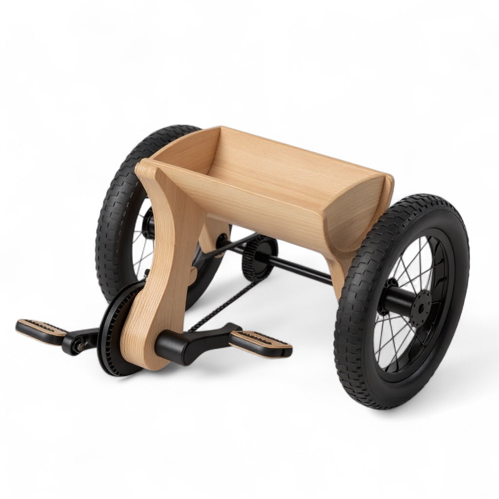 Tilføjelse til trehjulet cykel til balancercykel 3i1