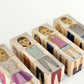 Wooden picture blocks - fashion world - 6 pcs showing various dress-up styles for creative play and motor skill development.