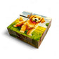 Wooden Puzzle Cubes – Farm Life featuring a cheerful golden retriever puppy on a farm-themed block.