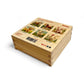 Wooden Puzzle Cubes – Farm Life packaging showing farm animal images and educational details