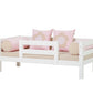 ECO Luxury - Junior bed with 1/2 safety rail - 70x160cm - white