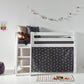 Pets - Curtain for half-high and bunk bed - 70x160 cm - Granite Grey